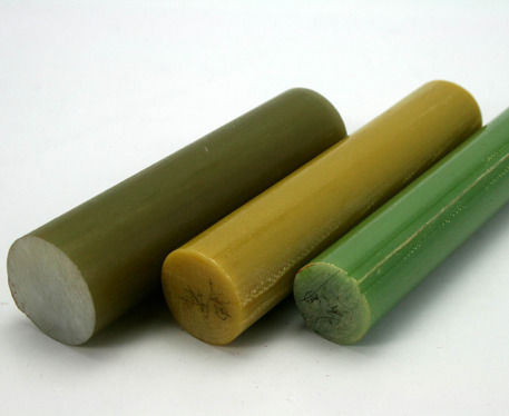 qualidade  High quality mechanical strength of low water absorption, good processability yellow, green and white fiberglass bars, rods fábrica